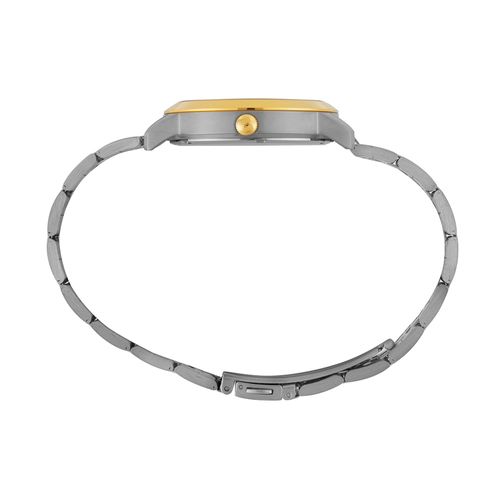 Relógio Feminino Analógico Bicolor Clássico Madreperola