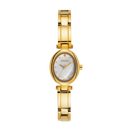 Relógio Feminino Dourado Metal Especial