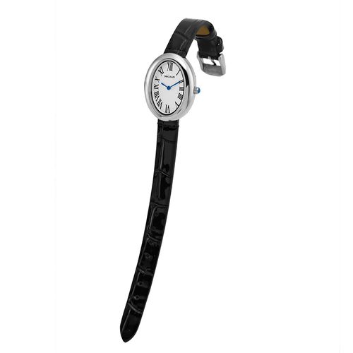 Relógio Feminino Vintage Prata Couro Legítimo