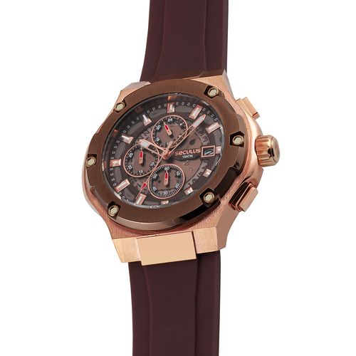Relógio Masculino Cronógrafo Marron
