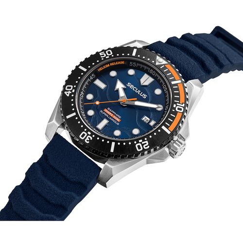 Relógio Masculino S300 Diver Automático Azul