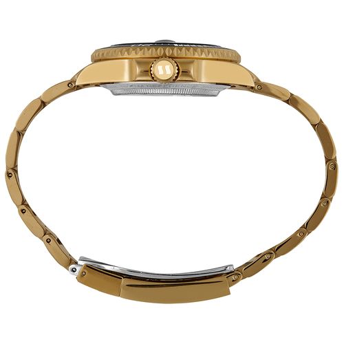 Relógio Masculino Automático Safira Dourado