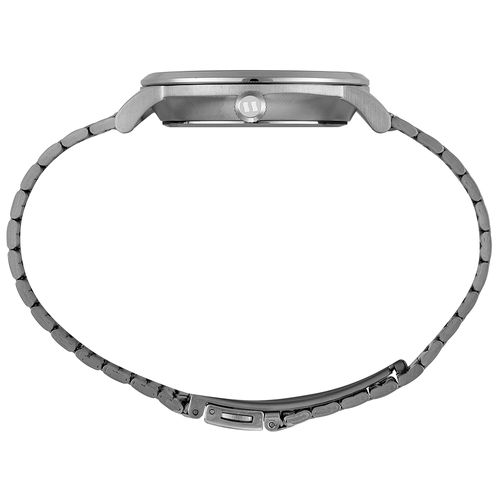 Relógio Masculino Analógico Semi Slim Prateado
